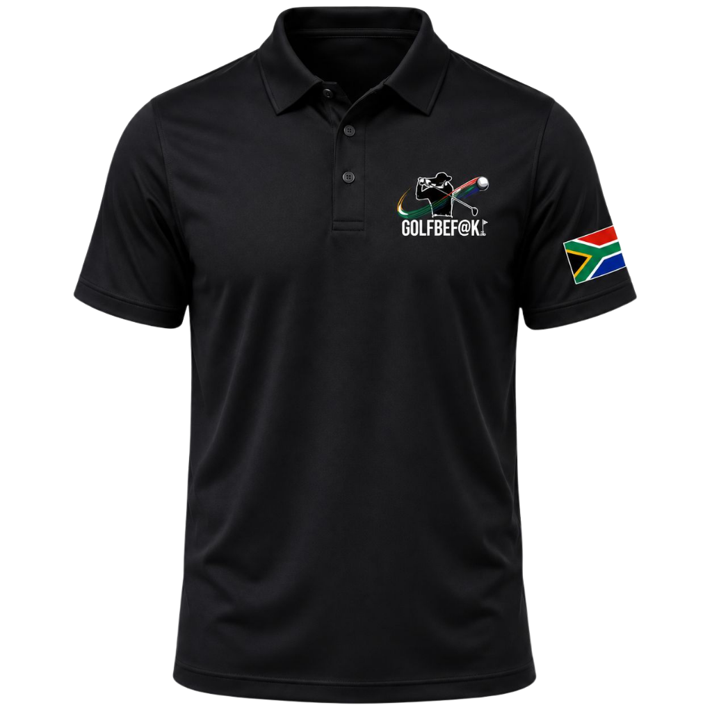 Classic Polo in black, front